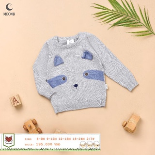 Áo len lông cừu dày dặn hãng Moon