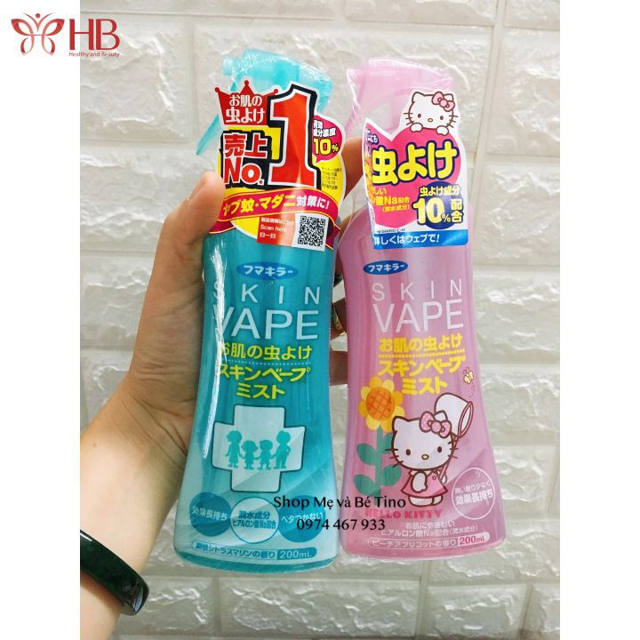 Xịt Muỗi Skin Vape 200ml Nội Địa Nhật Bản