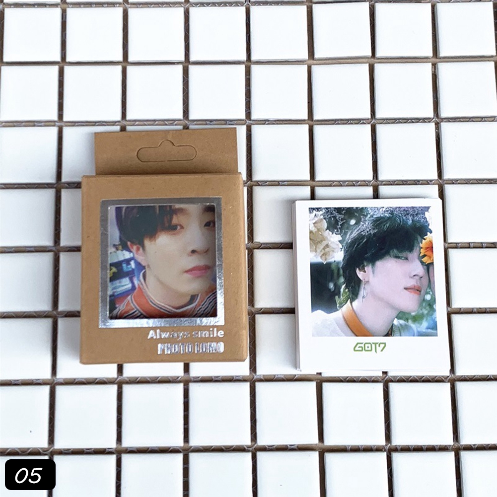Hộp 40 Ảnh Thẻ Lomo Nhóm Nhạc Bts Blackpink Seventeen Got7