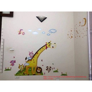 [ CÁC MẪU THƯỚC ĐO] decal thước đo chiều cao