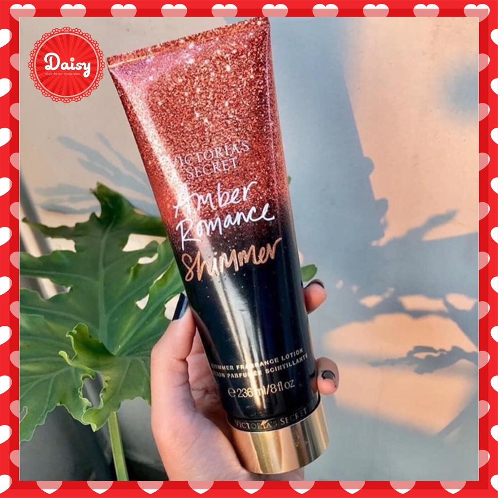 Dưỡng thể có ánh nhũ Victoria's Secret AMBER ROMANCE SHIMMER 236ml