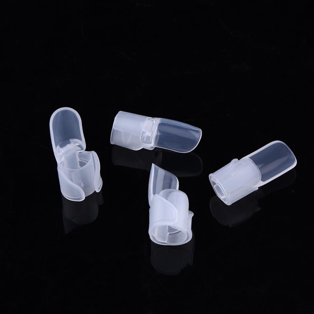 [Hàng mới về] 10 Vỏ bảo vệ móng tay LAYOR mới che phủ ngón tay trong suốt tự làm thời trang