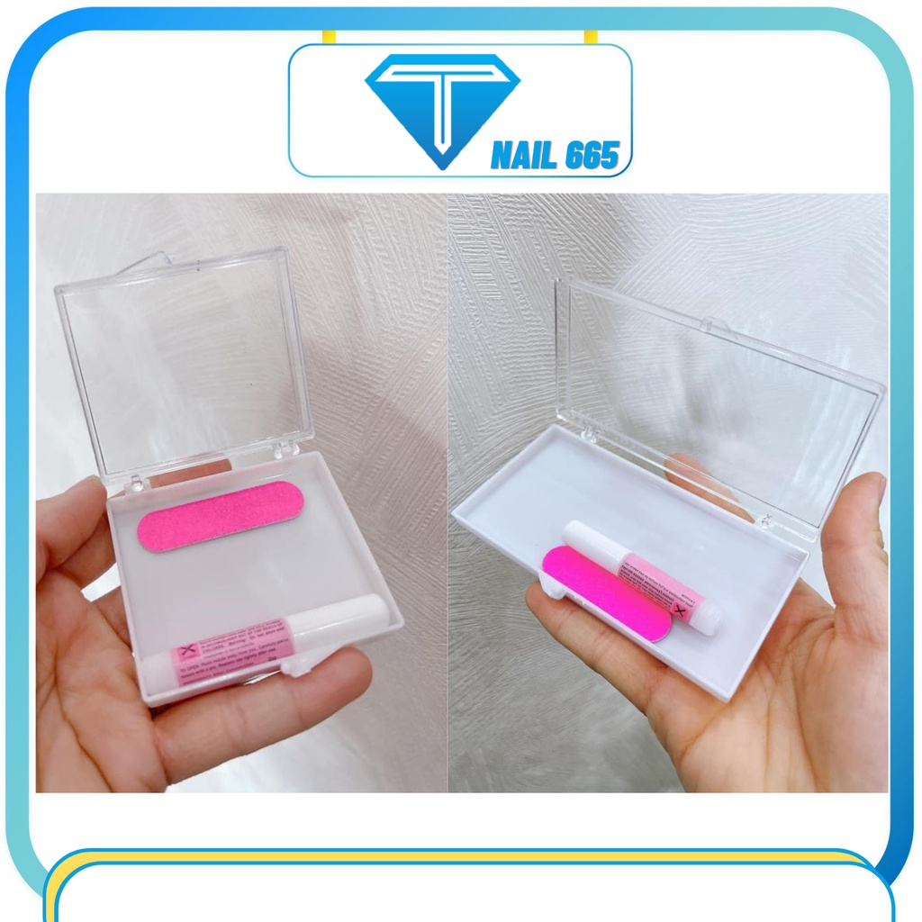 Hôp nail box , Hôp đựng fan mi , móng mẫu nail box