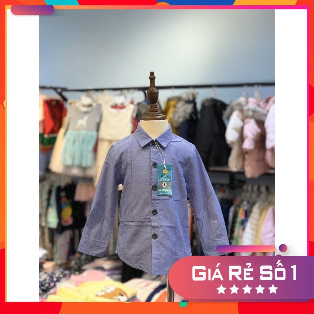 Áo sơ mi dài tay hình size 1-7T ( cho bạn từ 10kg đếnn 23kg). Kết hợp đẹp với quần bò, kaki dài. Thương hiệu litibaby