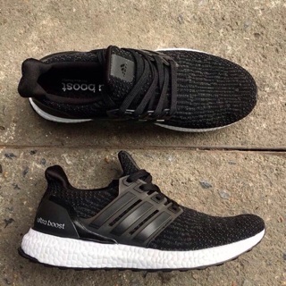 [CÓ SẴN] Adidas Ultraboost 3.0 black n white (đen đế trắng)
