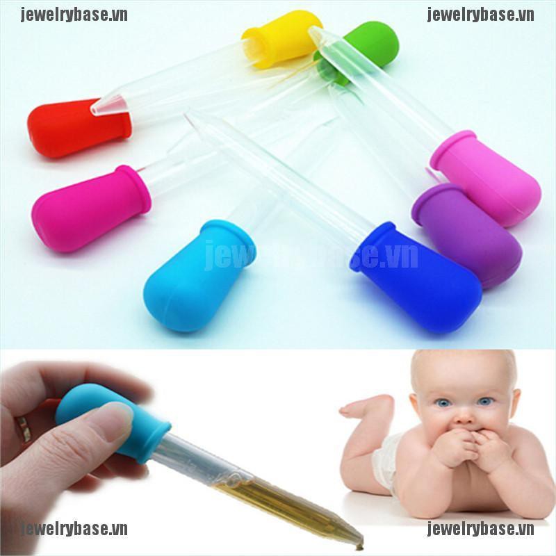 Ống Nhựa Silicone Đựng Thuốc Cho Bé