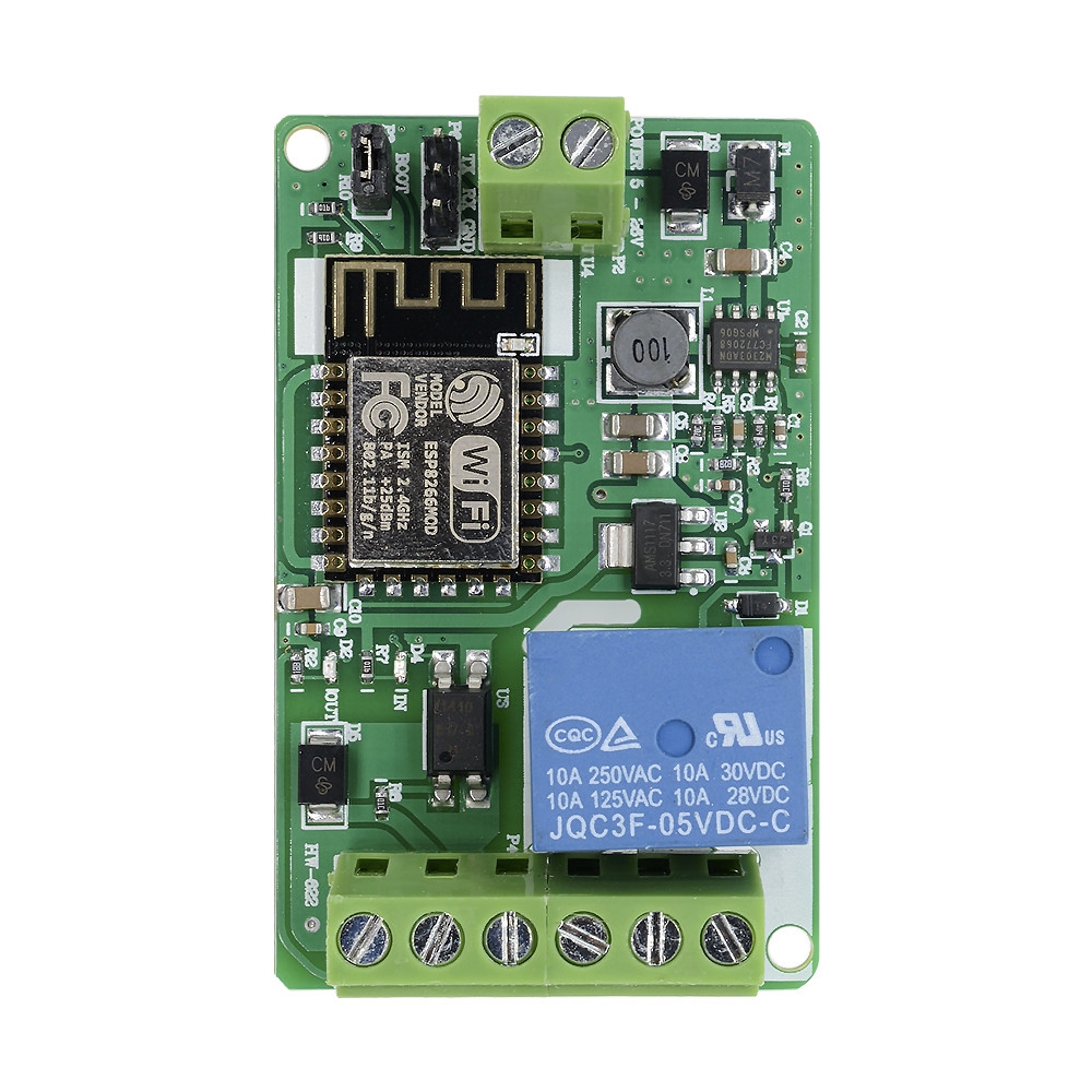 Mô-đun rơle mạng Wifi DIYMORE ESP8266 220V 10A DC 7-30V ESP-12F