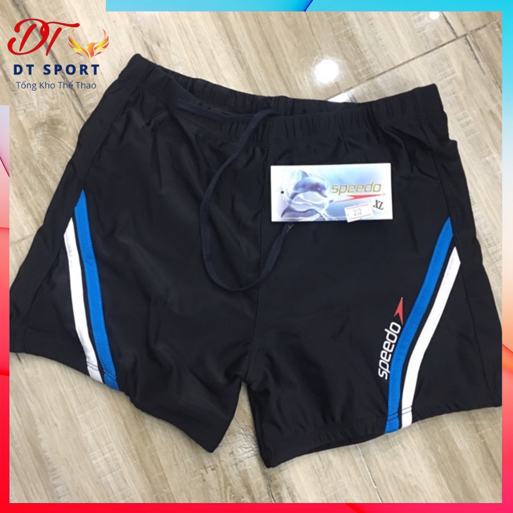 Quần Bơi Nam Speedo Đen Phối Xanh - Nhiều Màu