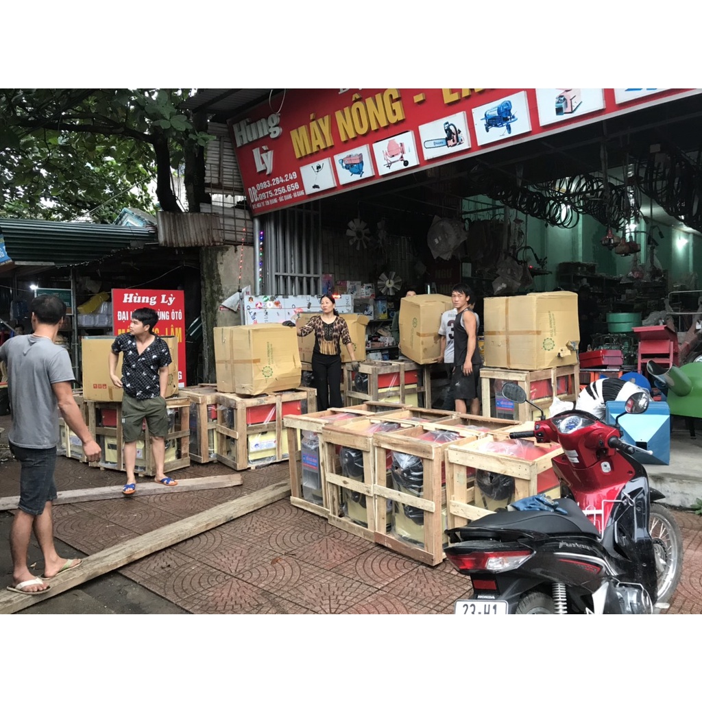 Máy Thái Cỏ LOẠI TO công suất 750W 4 Chân-Máy Băm Cỏ Voi Cho Trâu Bò, Máy Thái Chuối, BH 6 THÁNG