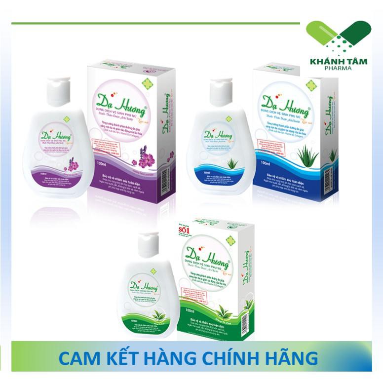 ! Dung dịch vệ sinh phụ nữ Dạ Hương Nha đam, Lavender, Trà xanh [DDVS]