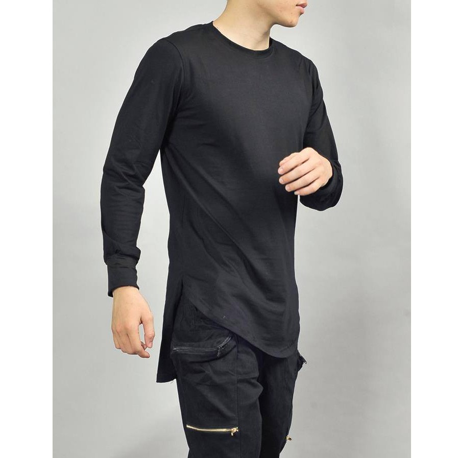 Áo dài tay LongTee basic Lexuza 017