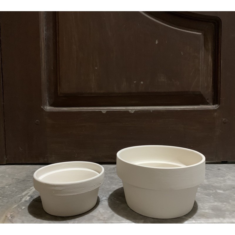 Chậu đất nung sen đá vẽ được ( Bát Tràng )