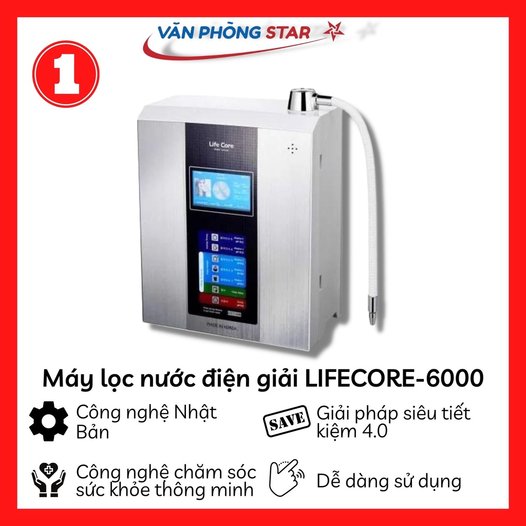 Máy lọc nước điện giải LIFECORE-6000