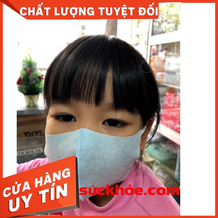 Khẩu trang 3D lọc bụi PM2.5 - Chống UV cho bé - Hộp 10 chiếc | BigBuy360 - bigbuy360.vn