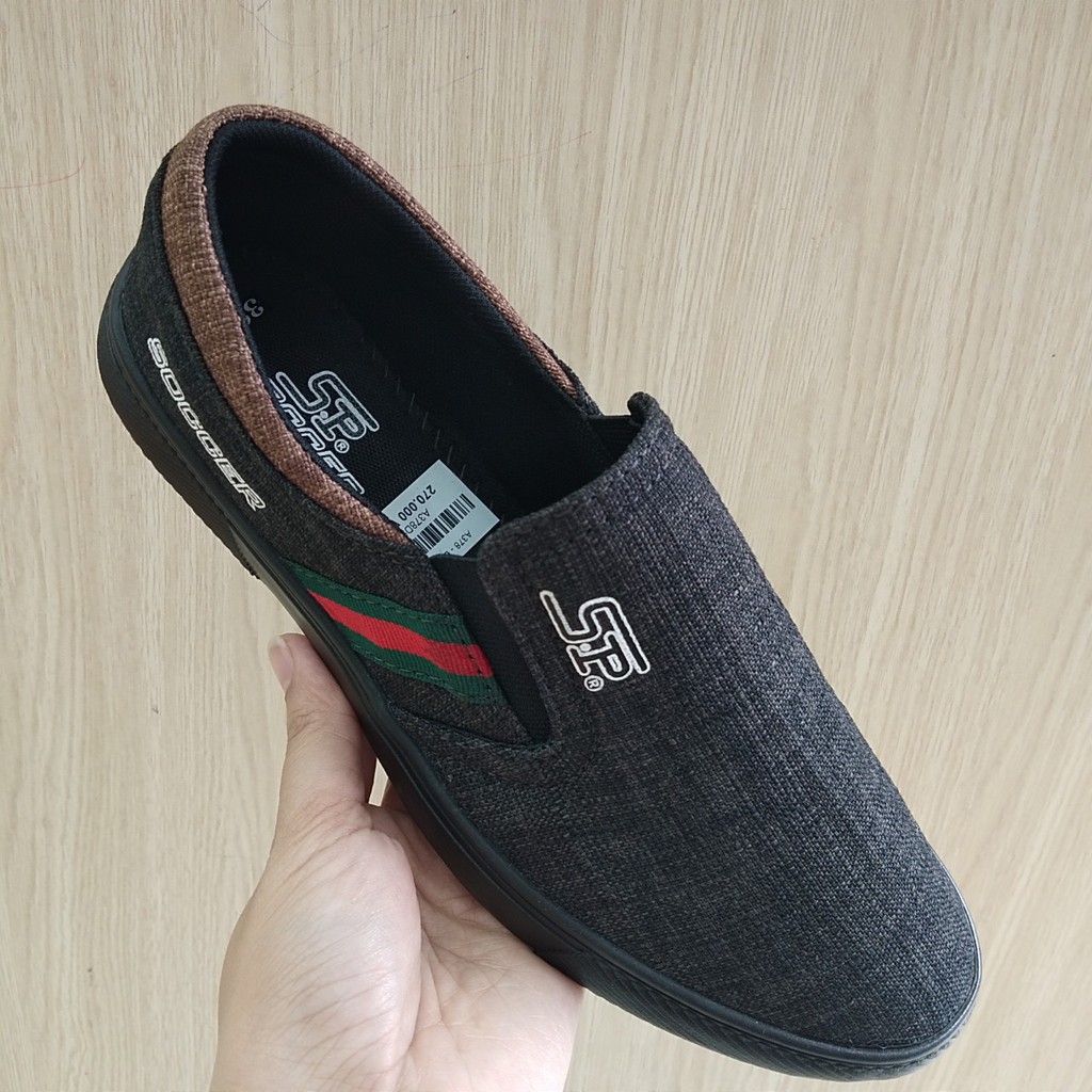 Giày Lười Nam Chất Vải Thoáng Mát Giá Rẻ A378 | BigBuy360 - bigbuy360.vn