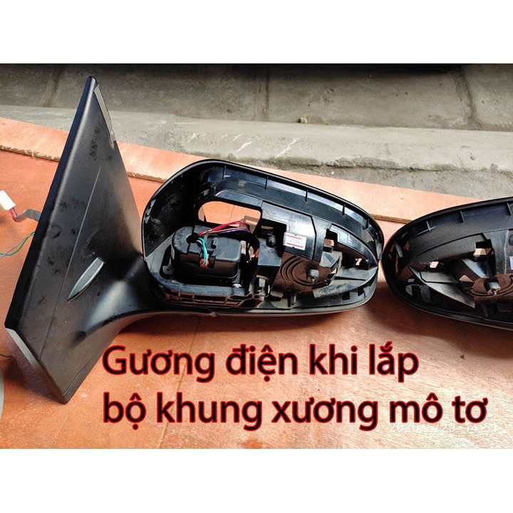 Bộ xương gập điện vios và mô tơ zin theo xe vios 2014-2015-2016-2017-2018-2019-2020 tặng kèm công tắc và bộ mudun gập