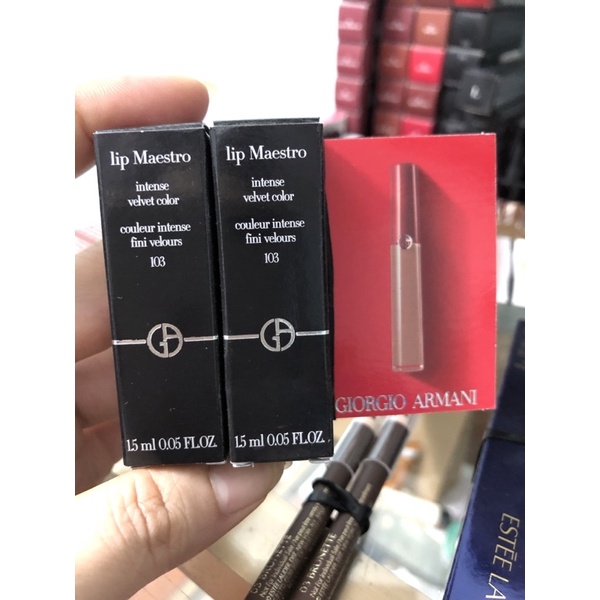 Son Kem Giorgio Armani Lip Maestro 103 Tadzio Hồng Nude