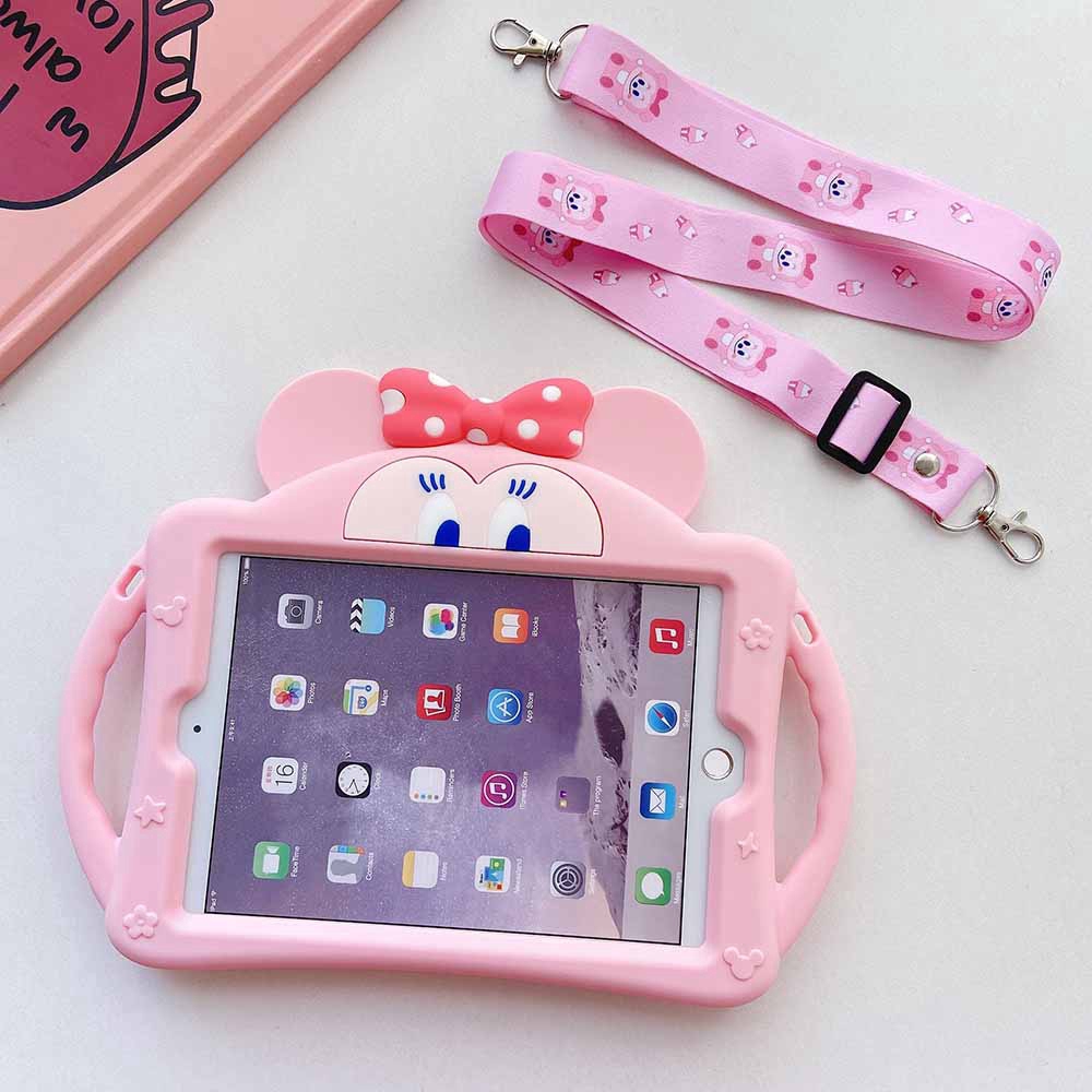 Ốp silicone họa tiết chuột Minnie dễ thương cho IPad Air Mini 1 2 3 4 5 iPad 5 6 10.2" 7 2019 9.7 Inch | BigBuy360 - bigbuy360.vn