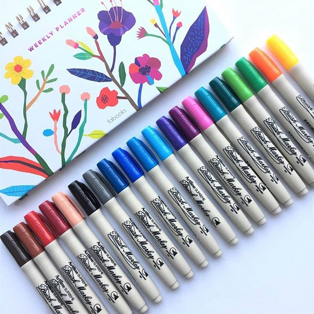 Bút cọ vẽ ngòi Brush Artline Supreme EPF-F