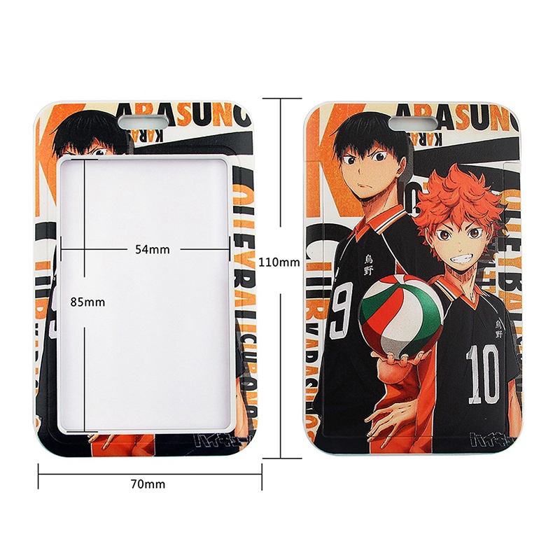 Tmdbyx Anime Haikyuu!! Bao Da Đựng Thẻ Học Sinh Kèm Dây Đeo Tiện Dụng