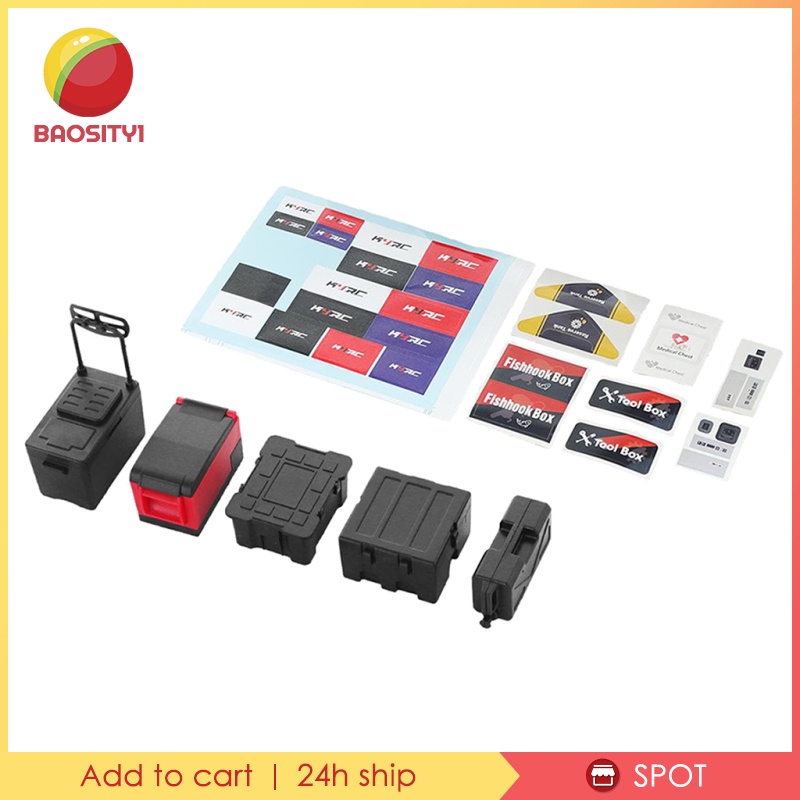 Set 5 Phụ Kiện Trang Trí Cho Xe Ô Tô Đồ Chơi Tỉ Lệ 1 / 10 HSP TRX4 SCX10