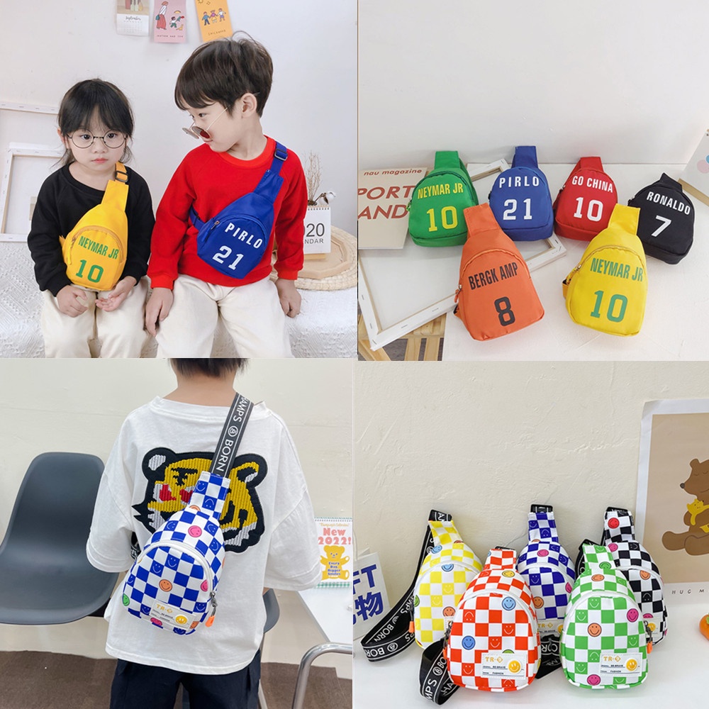 Túi Đeo Chéo In Họa Tiết Trẻ Trung Cho Bé