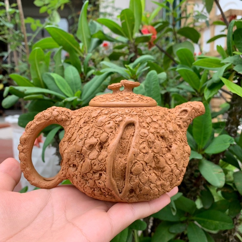 Ấm Trà Tử Sa Cung Xuân Lão Đoàn Nê Dung tích 320 ml phù hợp uống Trà Phổ Nhĩ, Trà Lên Men