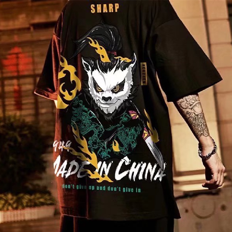 Áo Thun Tay Ngắn Dáng Rộng In Chữ Phong Cách Hàn Quốc Thời Trang Mùa Hè Cho Nam Và Nữ [M-8XL]