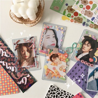 Toploader bảo vệ card thần tượng, Toploader decor sticker