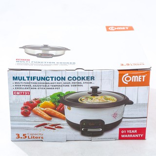 Nồi lẩu điện đa năng Comet CM7731 3.5 Lít