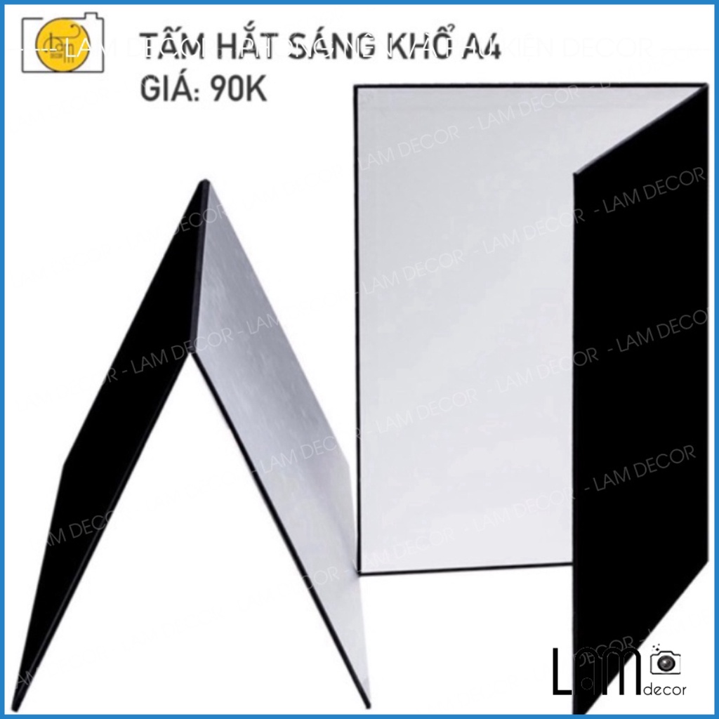 Tấm hắt sáng  để chụp ảnh sản phẩm, làm phụ kiện khi chụp hình