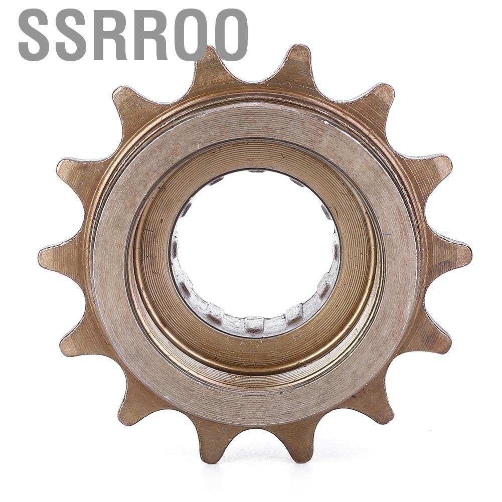 Ssrroo 14T Single Speed Freewheel Flywheel Bike Accessory for Mountain Road Bicycle Folding