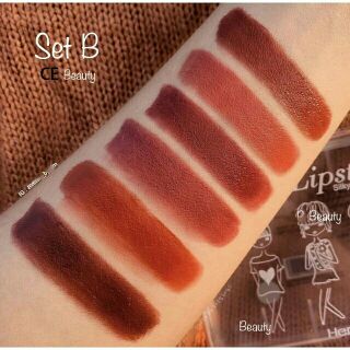 Sét 6 son lì hengfang lipstick