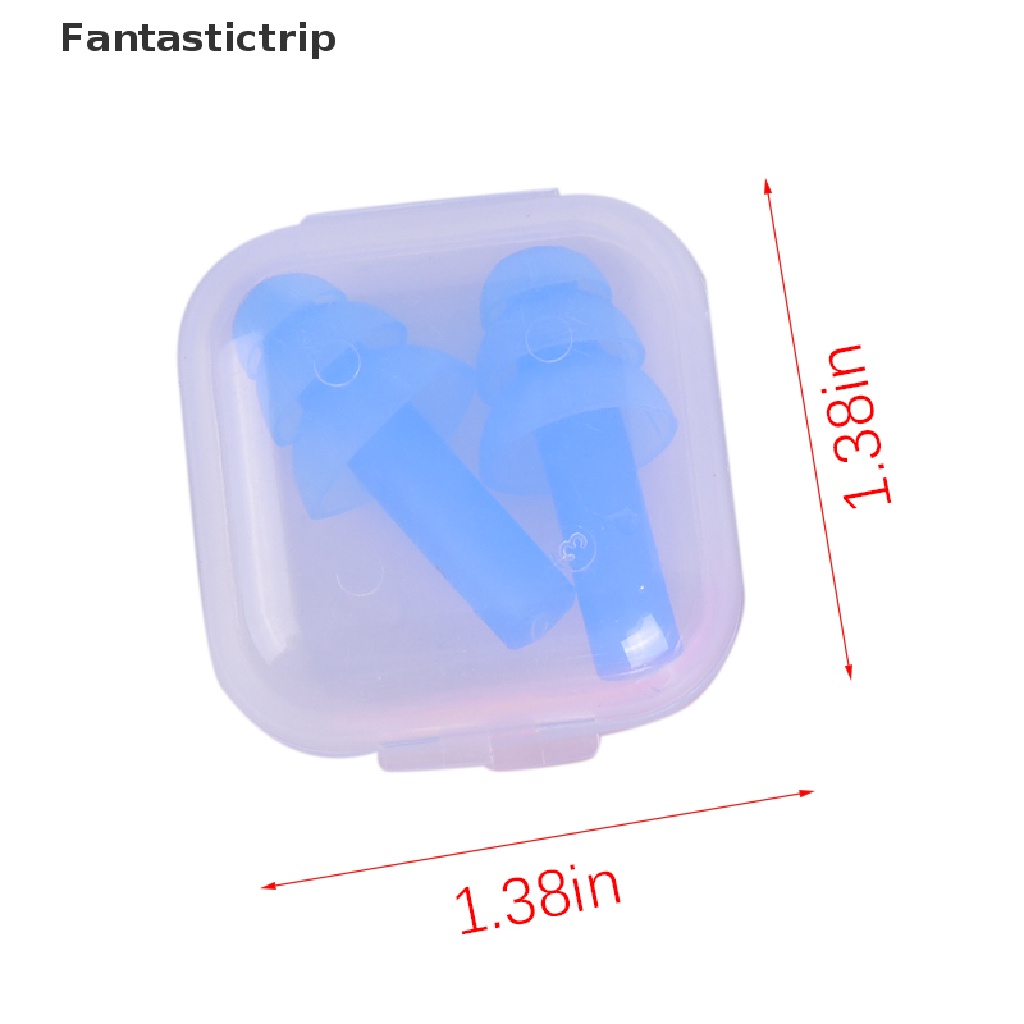 Hộp nút bịt tai silicone thoải mái sử dụng khi ngủ