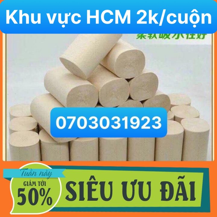 [ Freeship HCM ] Cuộn giấy gấu trúc vệ sinh Baihou