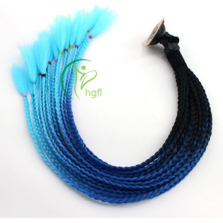 Set 12 bím tóc giả 60cm có giác hút gắn mũ bảo hiểm