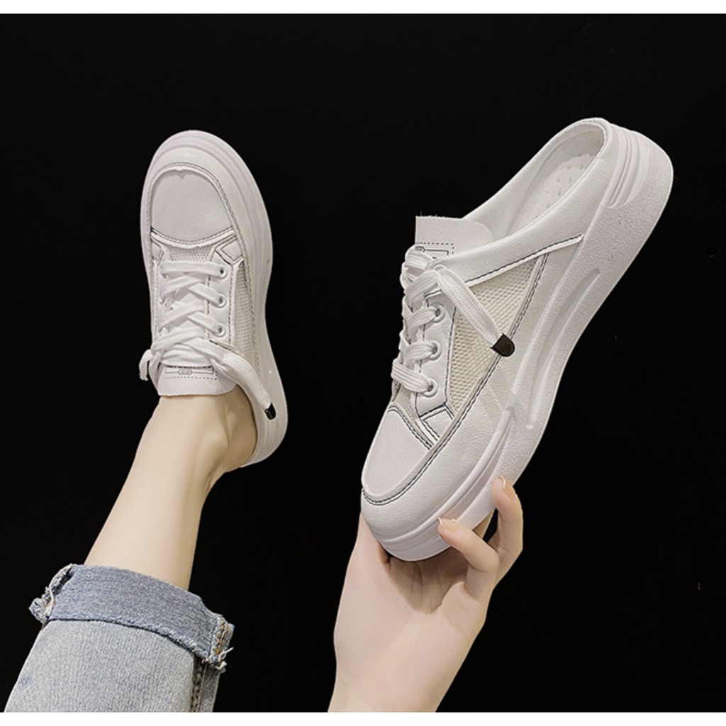 Giày Sneaker lười cắt gót cưc đẹp mã số 41