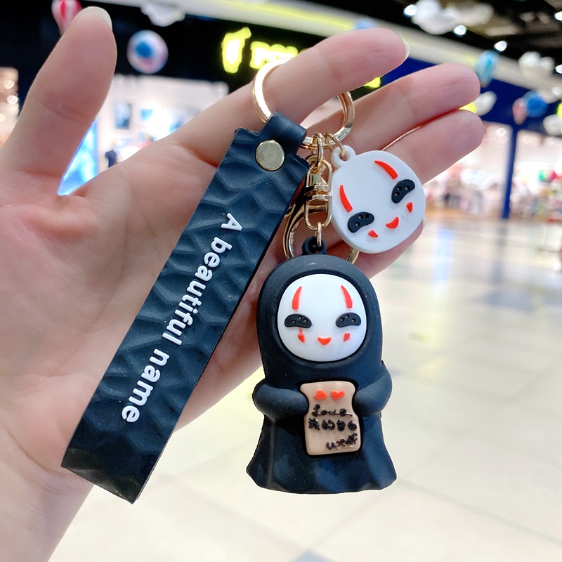 Móc khóa Vô diện hoạt hình dễ thương đủ màu sắc hottrend KH33