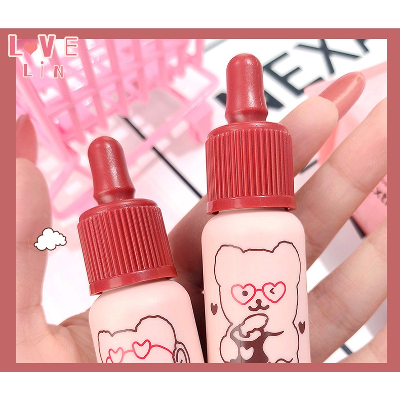 [Lovelin] Ins Son Kem Lì Tông Đỏ Với Các Mẫu Son Trắng niche Không Phai Màu Và Không Dính Cốc Cho Học Sinh