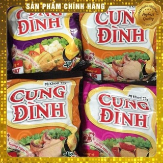 1 gói mì tôm cung đình 80g thịt hầm nấm/ sườn heo hầm măng