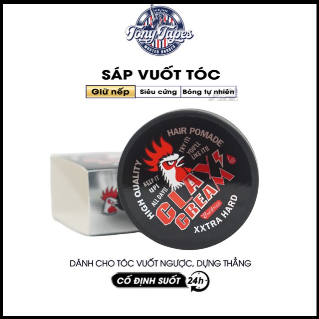 [FullBox-Tem] Sáp Vuốt Tóc Nam Chính Hãng ClayCream U.S.A siêu giữ nếp | keo vuốt tóc &amp; wax chính hãng | november