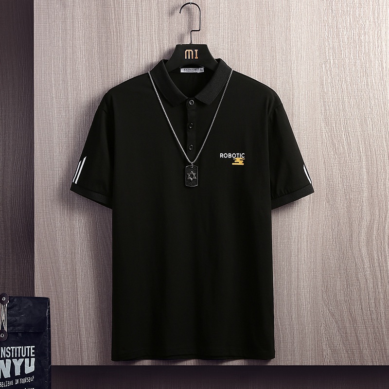 Áo polo Ngắn Tay In Họa Tiết Trẻ Trung Dành Cho Nam