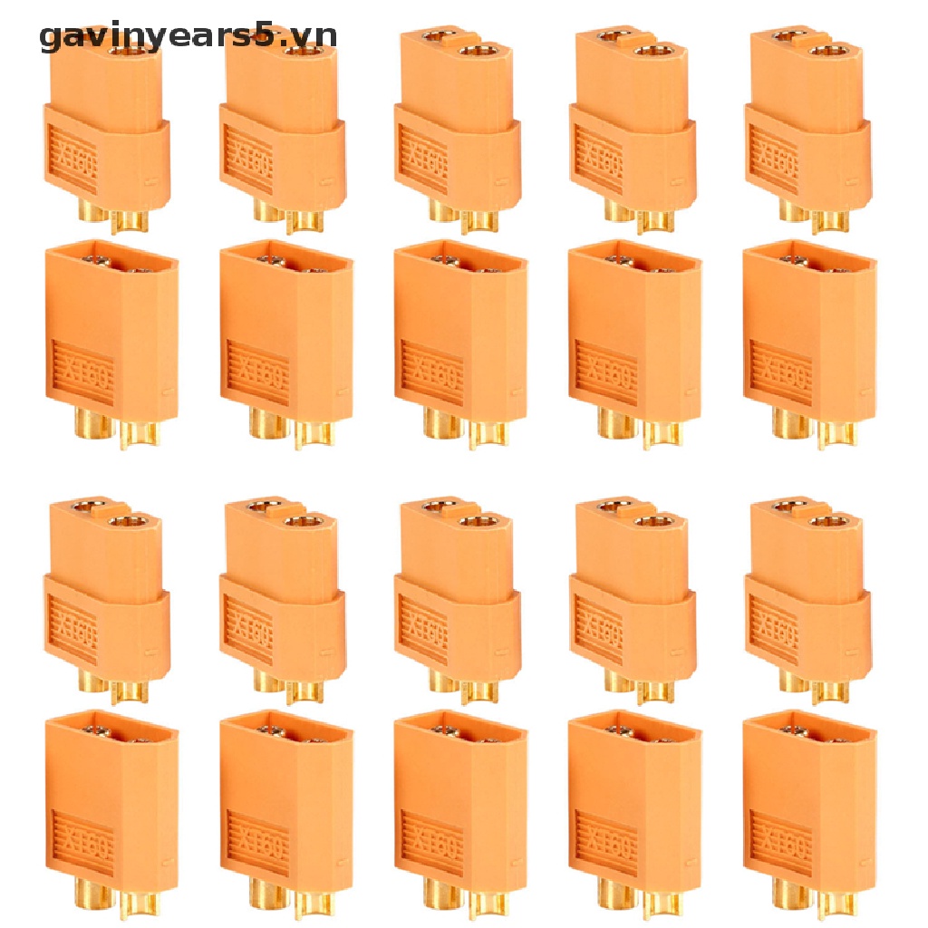 Set 1/ 5/ 10 cặp đầu nối XT60 chuyên dụng cho pin Lipo RC