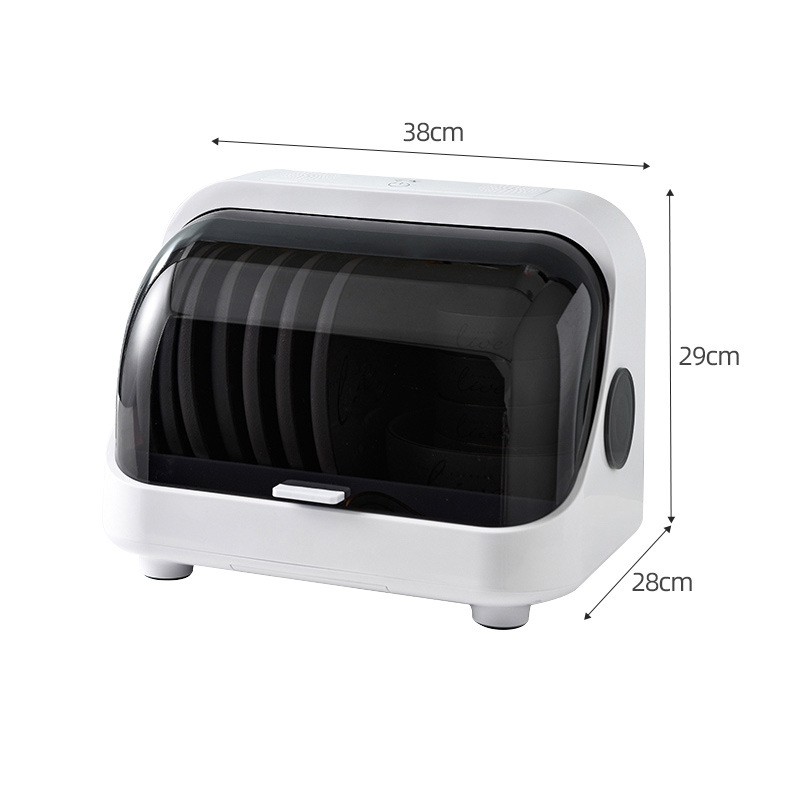 Tủ đựng bát đĩa khử trùng bằng tia UV⭐🍀💫 giúp diệt 99,9% vi khuẩn⭐🍀💫 - Giá úp bát có nắp đậy chống bụi bẩn⭐🍀💫 | BigBuy360 - bigbuy360.vn