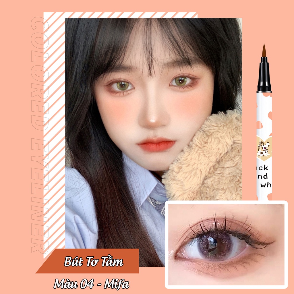 Kẻ mắt nước Liangnishi, bút kẻ mắt nước nội địa trung Eyeliner siêu mịn nhanh khô chống thấm nước, không lem Mifa