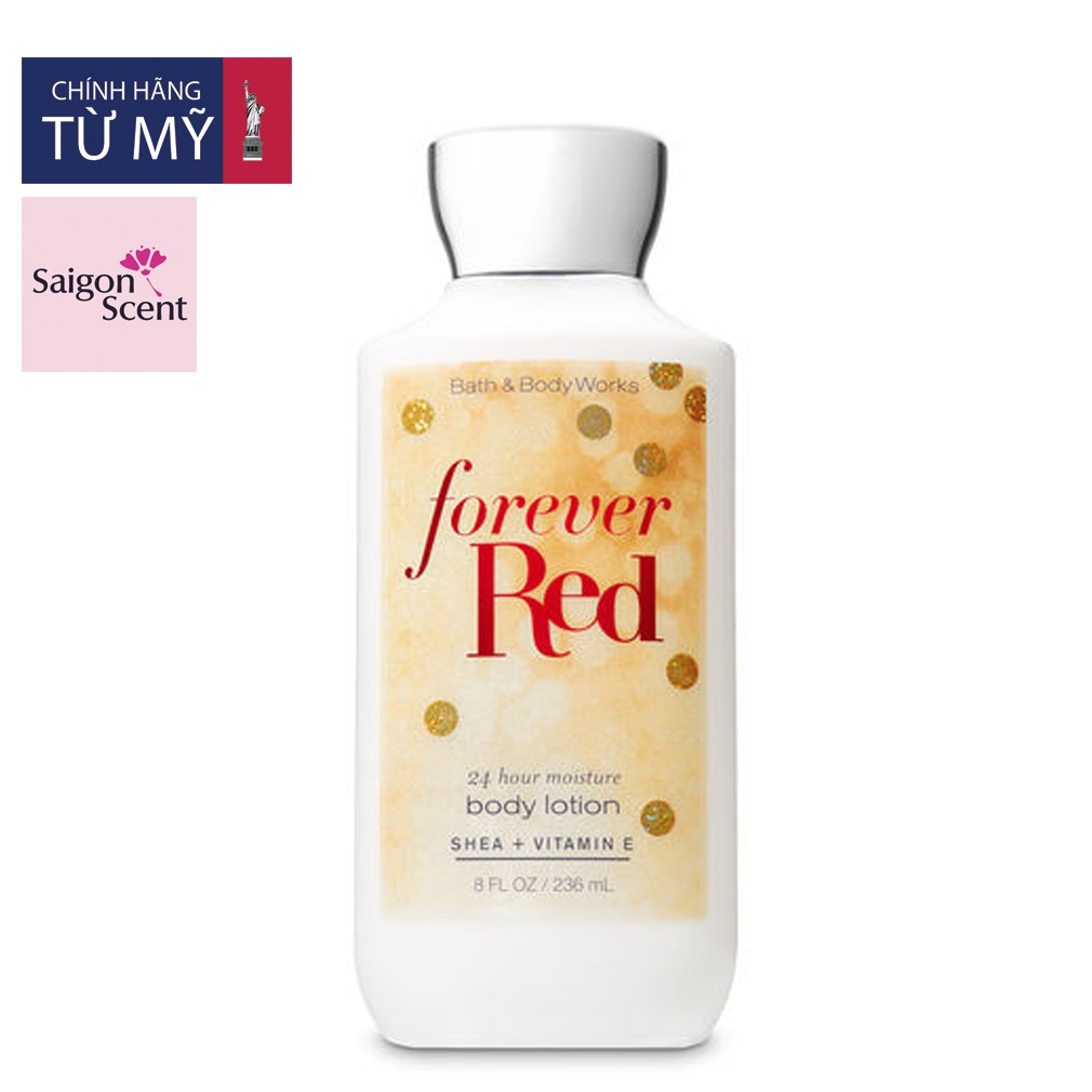 Sữa dưỡng da Bath &amp; Body Works Body Lotion - Forever Red (236ml)