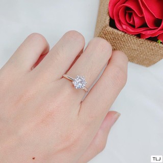 NHẪN THÂN TRƠN ĐÁ 6 CHẤU- RE VO DICH