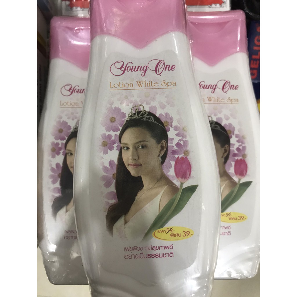 1 chai Lotion Sữa Dưỡng Thể Toàn Thân Cô Gái Tóc Xù White Spa Young One 150ml Thái Lan