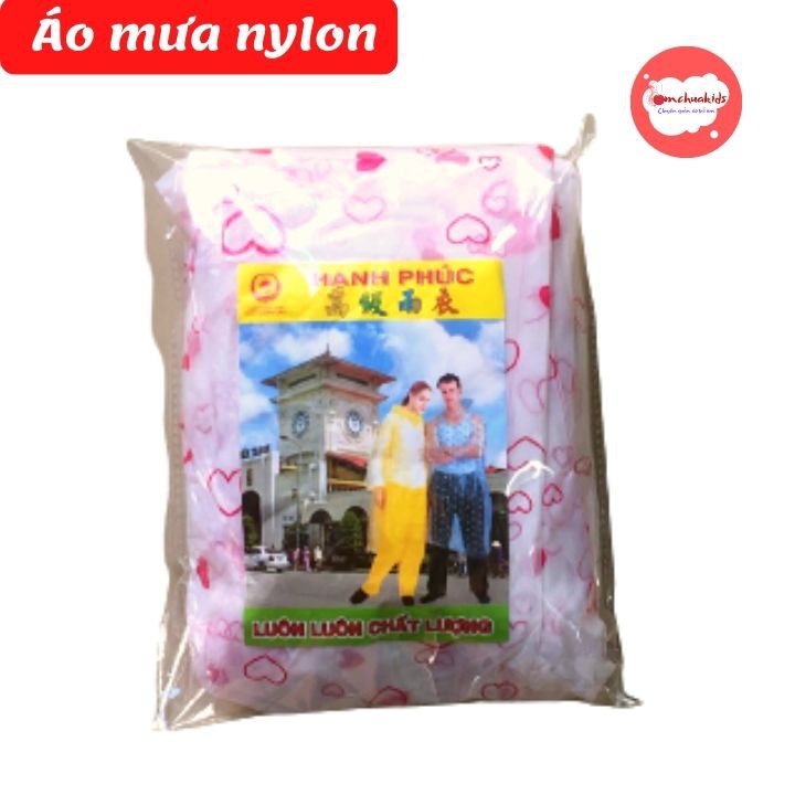 [Combo 15] Áo Mưa Nylon Loại 1 Dày Đẹp- tiện lợi - Tomchuakids