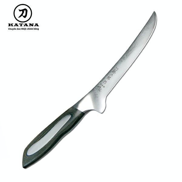 [Chính hãng] Dao Nhật TOJIRO Boning FF-BO150 (150mm) dao lọc thịt thép VG10 63 lớp cao cấp - BH trọn đời, mài lại 2 năm